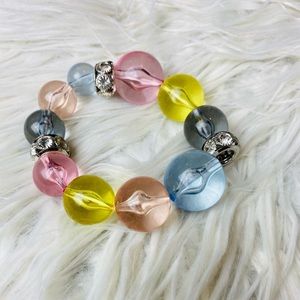 Multi-Colored Statement Bracelet